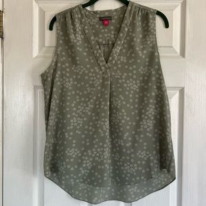 Vince Camuto Floral Sleeveless Top Size M